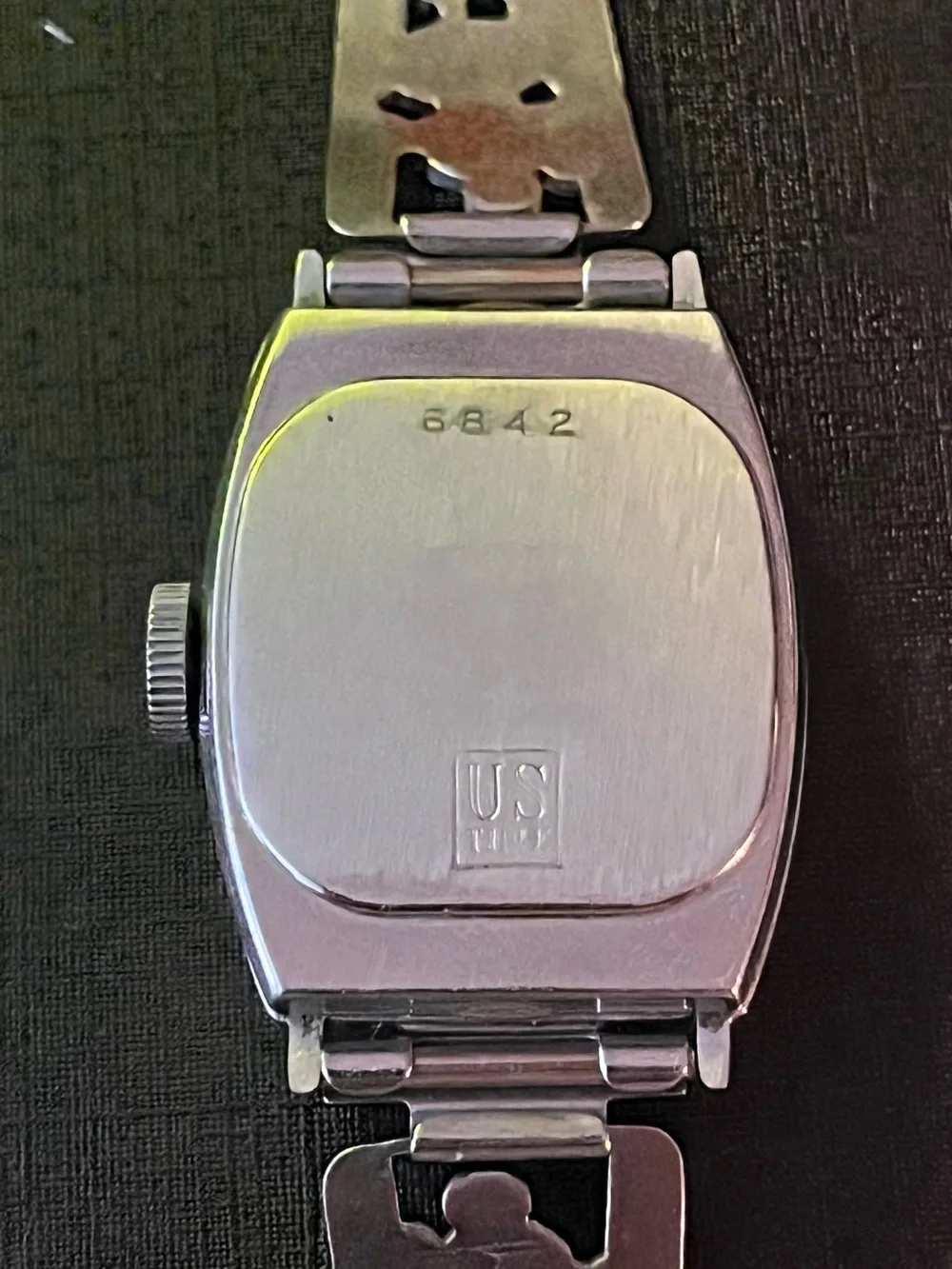 Vintage 1930s Ingersoll Mickey Mouse Watch WDP Tonneau Rare Original Link Band